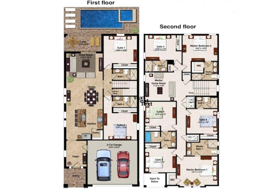 491-Luxury Villa W Pool &Spa Orlando Esterno foto